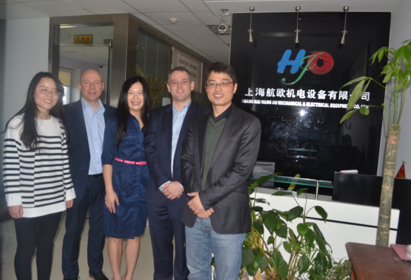 2016年4月8號Helipebs Controls工廠總經(jīng)理 Andrew Hopcraft及工廠負責人蒞臨我司